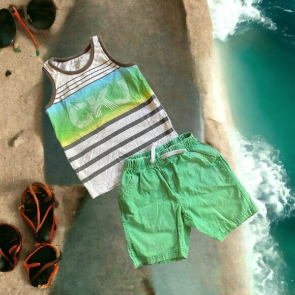 Calvin Klein Jeans Boy's Short Outfit - Picture 1 of 8